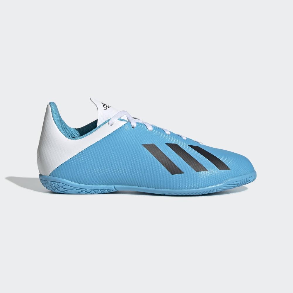 Adidas Men's X 19.4 Indoor Football Shoes Light Blue/Black/Pink Ireland F35352